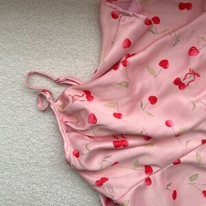 Pink cherry bow dress - ASOS ***SEE DESCRIPTION